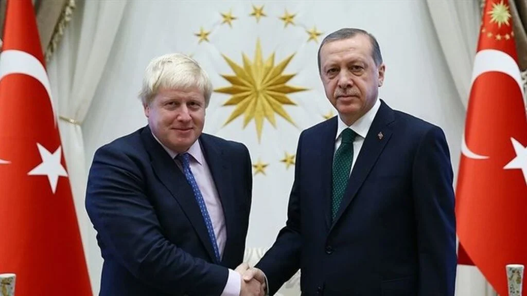 Cumhurbaşkanı Erdoğan, İngiltere Başbakanı Boris Johnson ile görüştü