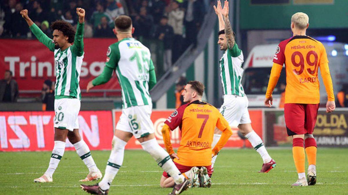 Galatasaray, 14 maç sonra Konya’da kaybetti: 2-1