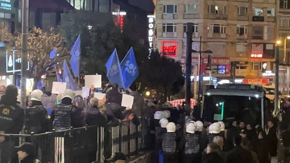 İstanbul’da izinsiz gösteri; 8 gözaltı